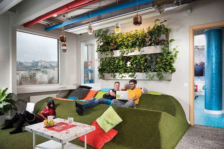 SPA式办公 Google布达佩斯办公室设计